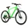 CONVENTIONAL BICYCLE MTB 26 LEADER FOX FACTOR 2025 GREEN FLUORESCENT MATTE 9-SPEED FRAME 16 INCHES (SIZE JUNIOR 148 TO 156 cm) -HYDRAULIC TO DISC