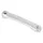 LEFT CRANK ARM 175 NEWTON ALUMINIUM FORGE LARGE SILVER (CARDED)