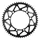 ADAPTABLE REAR SPROCKET 50CC GEARED MOTORCYCLE VOCA BESTIA SHERCO 50 SUPERMOTARD 2002>2013, 50 SE R ENDURO 2014>2017, 50 SM RS FACTORY 2018>2020 428 53 DTS ALUMINIUM CNC BLACK (DIAMETER 110/125/8.5)