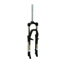 MTB FORK 26 " ZOOM FORGO 565 ALUMINIUM RESSORT ADJUSTABLE BLACK MATTE DEB. 80 mm PIVOT THREADED 1"-22.2 INNER