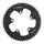 PLATEAU ROUTE 5BRA D.110 STRONGLIGHT CT2 SRAM 53DTS EXTERIEUR NOIR POUR RED/FORCE/RIVAL 11V. (POUR INTERIEUR 39DTS)