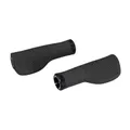 GRIP CITY HERRMANS NUCORE TOWN ERGONOMIQUE WITH LOCK-ON BLACK L 130 mm DIAMETER 22 mm (PAIR CARDED)