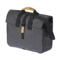 BICYCLE PANNIER BASIL URBAN DRY BUSINESS RIGHT/LEFT GREY 20L WATERPROOF MOUNTING KIT HOOK-ON (38X15X37CM)