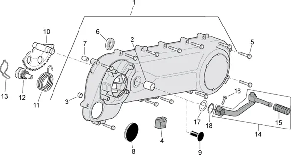 Couvercle transmission