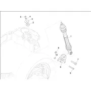 Suspension arrière - Amortisseur/s