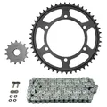 KIT CHAINE ADAPTABLE YAMAHA 600 FZS FAZER 1998>2003 530 15x48 (DIAM COURONNE 130/150/10.5) (DEMULTIPLICATION ORIGINE) -AFAM