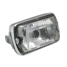 PHARE/PROJECTEUR CYCLO UNIVERSEL RECTANGLE CHROME -SELECTION P2R