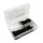 COLLIER DE SERRAGE NYLON TYPE RILSAN 2,5x100mm et 4,8x160mm NOIR ET TRANSPARENT (BOITE DE 250) -P2R