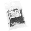 COLLIER DE SERRAGE NYLON TYPE RILSAN 2,5x100mm NOIR (VENDU PAR 100) -SELECTION P2R
