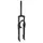 MTB FORK 26 " M-W TO SUSPENSION STEEL RESSORT/ELASTOMERE BLACK DEB. 50 mm PIVOT (240/85 mm) THREADED 1"-22.2 INNER FOR V-BRAKE AND DISC BRAKE