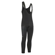 CYCLING SHORTS/COLLANT LONG GIST BIB STRAPS BIB-TIGHS ZERO FOR TEMPERATURE 0- BLACK ZIP AUX CHEVILLES S -5653