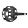 GRAVEL CRANKSET SHIMANO 12-SPEED GRX RX610 BLACK 175 mm 46-30T