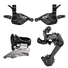 GROUPE/TRANSMISSION MTB LTWOO 2X12-SPEED AX SERIES (DERAILLEURS FRONT AND REAR - MANETTES RIGHT AND LEFT)