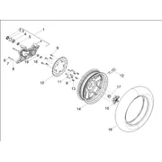Roue arrière