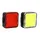BICYCLE LIGHT USB KIT NEWTON COB LEDS 100/50 LUMENS YELLOW/RED/BLACK 7 MODES (FRONT + REAR)
