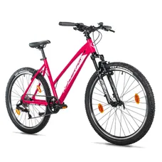 CONVENTIONAL BICYCLE MTB 26 LEADER FOX MXC PINK 8-SPEED FRAME 16 INCHES (SIZE JUNIOR FILLE 148 TO 156 cm)