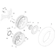 Roue arrière
