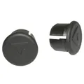 HANDLEBAR END PLUG ROAD VELOX BLACK (CARDED PER 2)