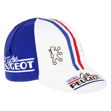 VINTAGE CYCLING CAP PEUGEOT BLUE/WHITE/RED