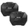 SIDE CASE/PANNIER SHAD SH38X EXPANDABLE 38L BLACK/CARBON (FITTING KIT 3P, 4P SYSTEM SOLD SEPARATELY) (D0B36200) (PAIR)