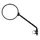 REAR-VIEW MIRROR UNIVERSAL MOPED VICMA ROUND A CLAMP BLACK DIAMETER 122 mm M8/125 -APPROVED
