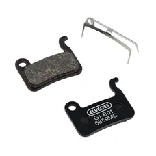 DISC BRAKE PAD SET MTB SHIMANO XTR BM535, M545, M585, M595, M596, M601, M665, M765-M776, M800, M965-M975, S500, S501, R505, T605, T665 (ELVEDES MEDIUM/SEMI-METAL) (PAIR CARDED)