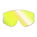 ECRAN MASQUE/LUNETTES CROSS PROGRIP POUR MODELE 3309 RAPID MULTILAYERED JAUNE -ANTI-BUEE/ANTI-RAYURES/ANTI-U.V.
