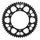 ADAPTABLE 50CC GEARED MOTORCYCLE REAR SPROCKET APRILIA 50 SX 2012>2017, SX SM 2012>2017 420 53 DTS ALUMINIUM CNC BLACK (DIAMETER REAR SPROCKET 108/123/6.5) -STAGE 6 