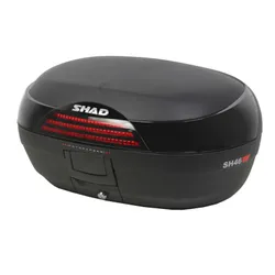 TOP CASE SHAD SH46 BLACK 46L WITH WITH PLATE (CAPACITY 2 FULL-FACE HELMET) (L58XH31XP42CM) (D0B46200)