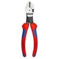 PINCE COUPANTE PRO KNIPEX ROBUSTE 180mm GRIS ANTIROUILLE POUR EPAISSEUR DE MATERIAU DE 2,2 A 3,8mm AVEC POIGNEE ERGONOMIQUE (74 02 180) -MADE IN GERMANY