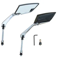 REAR-VIEW MIRROR SCOOTER REPLAY X-RUN2 CARBON BLACK (PAIR) (ROD DIAMETER 8 mm X L90MM)