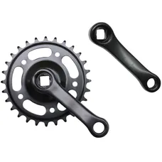 CITY CRANKSET P2R STEEL 89 mm CHAINRING 28D. (HOUSING 127 mm)