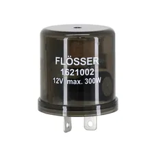 CENTRALE CLIGNOTANTE UNIVERSELLE 12V/300W MAX 2 FICHES/BORNES POUR CLIGNOTANT A AMPOULE + LEDS -FLOSSER ORIGINE