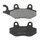 PLAQUETTE DE FREIN POLINI POUR BENELLI 150 CAFFENERO / PEUGEOT 400 SATELIS, 400-500 GEOPOLIS / SUZUKI 400 BURGMAN (L 96.5mm - 77mm - H 42mm - P 7-4mm - 7.8mm) (174.0063) (ORIGINAL)