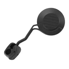 REAR-VIEW MIRROR MOTORCYCLE/QUAD/SCOOTER UNIVERSAL ENDURO FOLDING LEFT BLACK (WITH CLAMP) (CE APPROVED) -P2R
