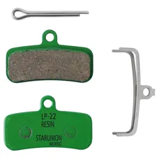 DISC BRAKE PAD SET MTB STAR 4 PISTONS (RESIN) (PAIR CARDED)