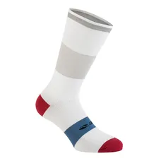 SOCKS/ANKLE SOCKS SUMMER GIST REFLEX WHITE 40/43 WITH BANDE REFLECHISSANTE - HEIGHT 20 cm (PAIR) -5850