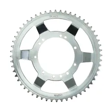 ADAPTABLE MOPED REAR SPROCKET MBK 51 WHEEL SPOKES 56 DTS (BORE 94 mm) 11 HOLES -P2R SELECTION-BLACK OR SILVER ACCORDING TO ARRIVAGE