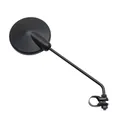 REAR-VIEW MIRROR UNIVERSAL MOPED VICMA ROUND A CLAMP BLACK