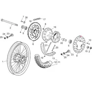 Roue arrière