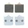 BRAKE PAD SET CL BRAKES FOR BMW S 1000 RR 2009> FRONT/TRIUMPH 900 STREET TWIN 2019>2020 FRONT (2 SETS OF 2 BRAKE PADS) (1207 XBK5 SPORT SINTERED METAL)