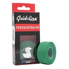 HANDLEBAR TAPE/HANDLEBAR VELOX TRESSOSTAR 90 COTON GREEN FONCE 20 mm X 2,80M (SOLD AU BLISTER PACK OF 2) -GUIDOLINE