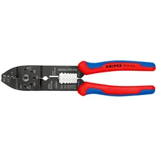 PINCE A SERTIR UNIVERSELLE PRO KNIPEX COMPACT PRECIFORCE 230mm AVEC POIGNEE ERGONOMIQUE POUR COSSES ET CONNECTEURS ISOLES (97 21 215) -MADE IN GERMANY