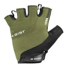 CYCLING GLOVES SHORT GIST KONTROL SUMMER GREEN MILITAIRE S (PAIR CARDED) WITH VELCRO -5512
