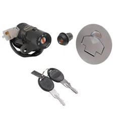 CONTACTEUR A CLE 50 A BOITE ADAPTABLE APRILIA 50 RS 1999>2005 (AVEC SERRURE DE SELLE + BOUCHON ESSENCE) -P2R