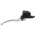 ADAPTABLE SCOOTER BRAKE MASTER CYLINDER SYM 50-125 SYMPHONY S 2010>2014, 50 FIDDLE 3, JET14/PEUGEOT 50-125 TWEET 2010>2019 BLACK/SILVER RIGHT -P2R