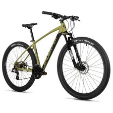 CONVENTIONAL BICYCLE MTB 29 LEADER FOX JASPER 2026 GREEN KAKI MATTE 7-SPEED FRAME 16 INCHES (SIZE ADULT 160 TO 168 cm)