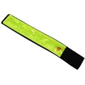 BRASSARD OF SAFETY P2R YELLOW REFLECTIVE WITH 1 LED (SUPPLIED WITH BATTERY CR2032) (SOLD INDIVIDUALLY)