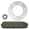 KIT CHAINE ADAPTABLE MALAGUTI 50 XSM 2003>2006 420 45x11 (DEMULTIPLICATION D'ORIGINE) -TOP PERFORMANCES