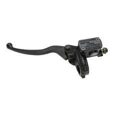 BRAKE MASTER CYLINDER UNIVERSAL FRONT LEFT BLACK WITH BRAKE LIGHT SWITCH -P2R